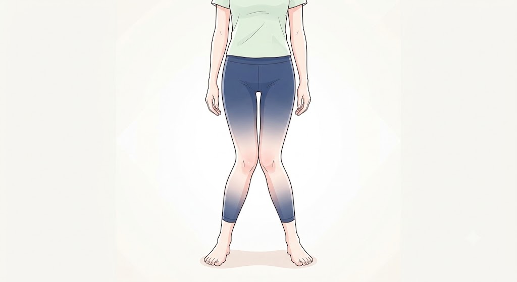 あかつき鍼灸整骨院のX脚(外反膝)を根本改善する股関節・お尻の運動療法のイメージ(埼玉県越谷市)